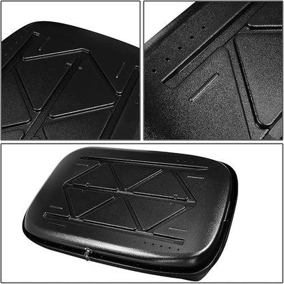 Heavy Duty Rooftop Cargo Carrier ABS Lockable Car Roof Rack Cargo Carrier, Capacity 110 LBS, 53 X 34 X 15 Inches, Black