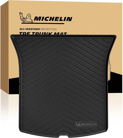 Michelin Vehicle Mat, All-Weather TPE Custom Fit Liner for Tesla Model Y 5 Seat Trunk Mat 2025-2027 (1 Piece), Premier