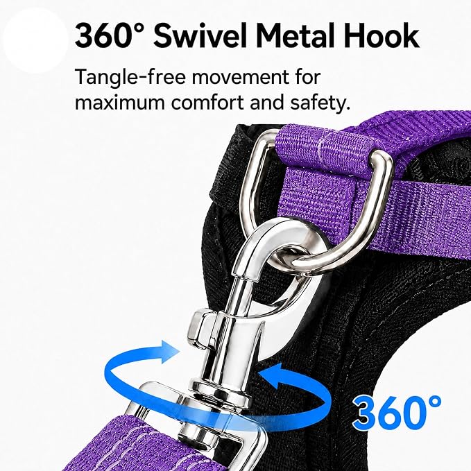 Dog Seat Belt 2Pcs, Retractable Pet Car Harness, Adjustable Dog SeatBelts for Vehicle, Nylon Pet Safety with Elastic Bungee