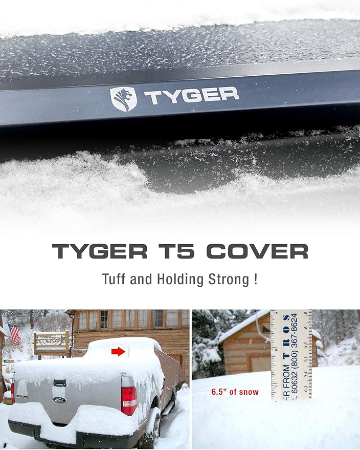 Tyger Auto T5 Alloy Hardtop Truck Bed Tonneau Cover Compatible with 2020-2026 Jeep Gladiator JT | 5' (60") Bed | TG-BC5J3060