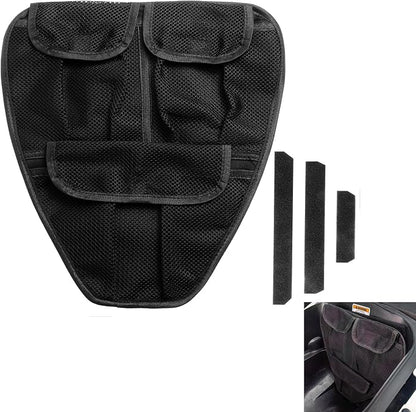 Front Trunk Organizer Frunk Tool Bag for Can Am Spyder F3 F3-L F3-S F3-T 2015+ Models - Removable 3 Mesh Pockets Storage Accessories(Black Style)