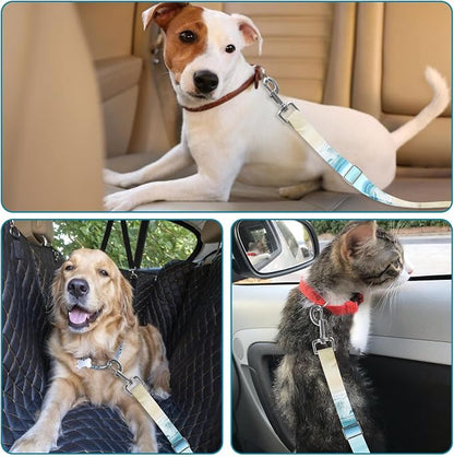 Adjustable pet cat and Dog car seat Belt，The Lanyard is Flexible and Adjustable from 20 to 33 inches (whelks)