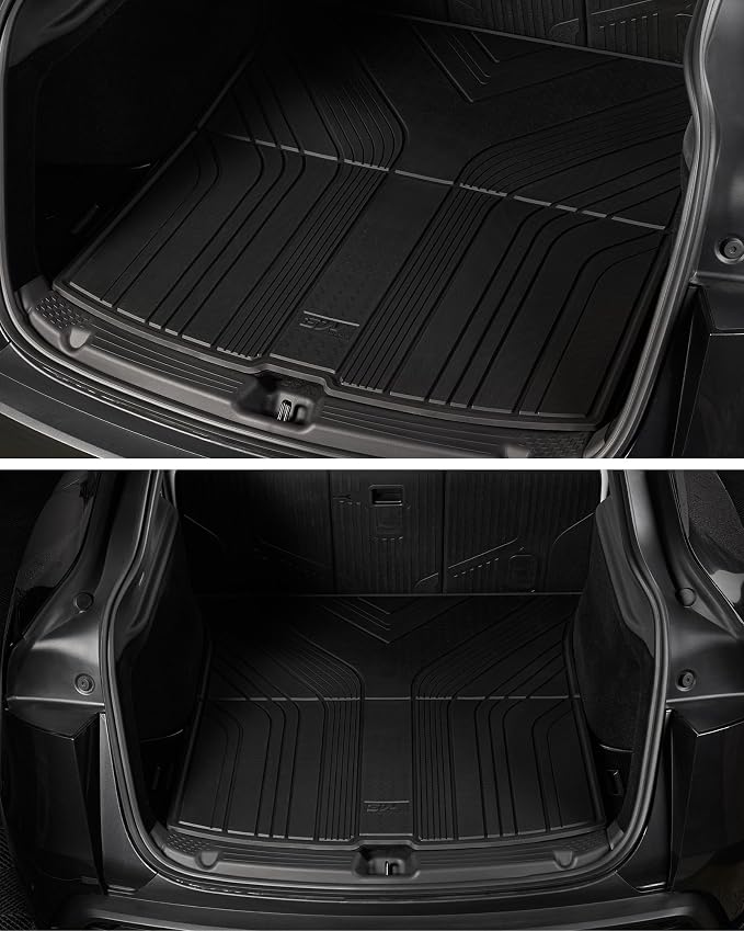 3W Cargo Mats for 2025 2026 Tesla Model Y Juniper Premium/Performance, Front & Rear Trunk Mats Cargo Liners Anti-Slip TPE All Weather Accessories Vigormold™ (NOT for Standard)