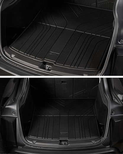 3W Cargo Mats for 2025 2026 Tesla Model Y Juniper Premium/Performance, Front & Rear Trunk Mats Cargo Liners Anti-Slip TPE All Weather Accessories Vigormold™ (NOT for Standard)