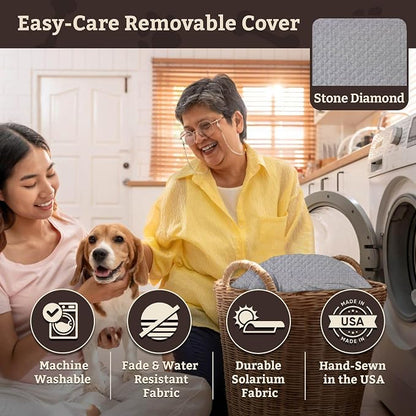 SNOOZER PET Products Lookout 1 Dog CAR SEAT, Stone Diamond, Small