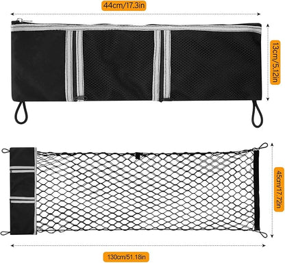 Cargo Net for Pickup Truck Bed for Dodge Ram 1500 2500 3500 Accessories Crew Quad Cab Classic 2000-2025 2026 Mesh Carrier Organizer Storage Netting Automotive Grocery Holder