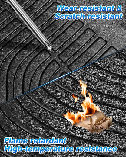 Cartist Floor Mats Fit for Honda HR-V HRV 2023 2024 2025 2026 (Include Hybrid) All Weather Floor Liners Front & 2nd Row Floor Mat for HRV Heavy Duty