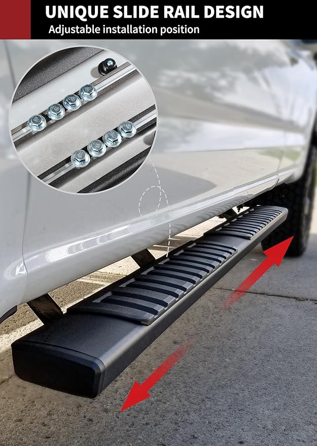 YITAMOTOR 6 inches Running Boards Compatible with 2009-2018 Dodge Ram 1500, 2019-2024 Ram 1500 Classic Quad Cab, Side Step Nerf Bars Side Bars