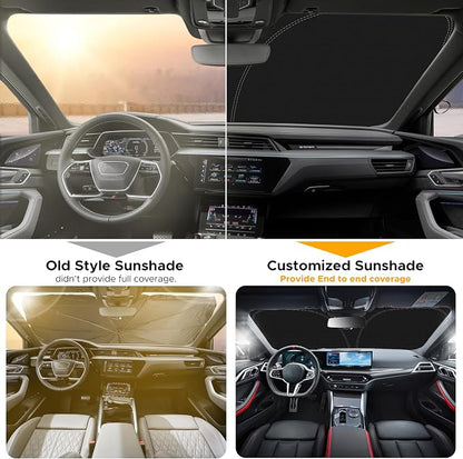 Econour Windshield Sunshade for Aston Martin DBX, DBX707 2021-2022, 2023, 2024 Sun Visor for Front Window Sun Shade Cover, UV Blocker & Protector, Car Accessories