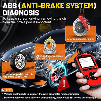 Autel AutoLink AL549 OBD2 Scanner Code Reader | Check Engine Code Reader ABS Diagnostic Tool,Universal Car Battery Test, Live Data,Scan tool For Car Repairers, Enthusiasts
