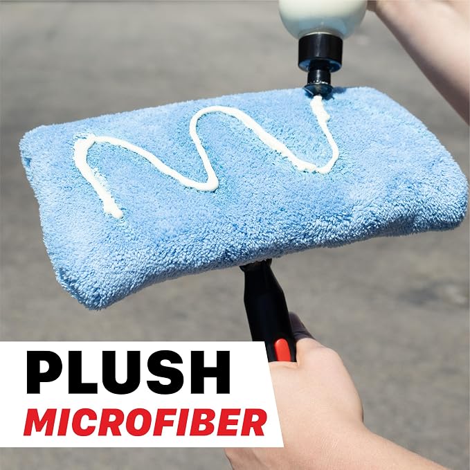 Maxshine Plush Microfiber Replaceable Head Cover for Premium IncrediStick – Scratch-Free Cleaning for Cars, Trucks, Boats & RVs – Car Detailing Accessory