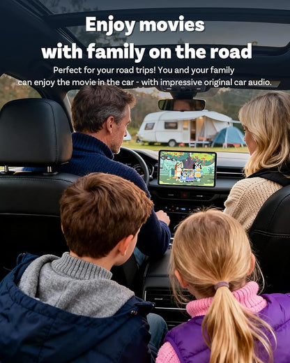 OTTOCAST Play2Video Ultra 2026 Upgrade Magic AI Box Car Watch Video Devices, Wireless CarPlay Android Auto Video Adapter 3 in 1 Built-in Netflix/YouTube Android 12 System