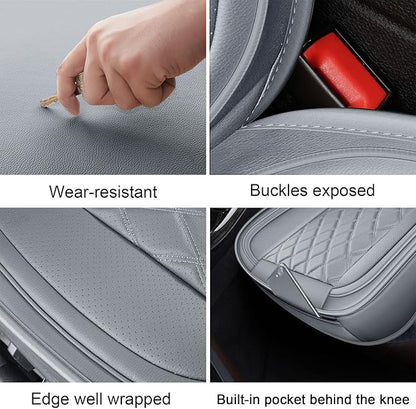 MIROZO Ram Front Seat Covers Grey, Seat Cover for Trucks Car Seat Protector Compatible with 2009-2026 RAM 1500/2500/3500 Crew Quad Cab Pickup Cushions (2 PCS Front,Gray)