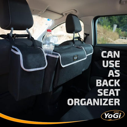 Trunk Organizer for Suv | Hanging Trunk Organizer, Cars Trunk Organizers | Waterproof, 4 Pocket Backseat Storage Solution | Easy Install, Durable and Versatile