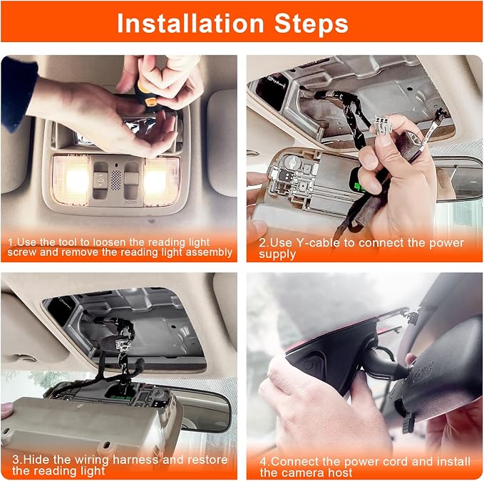 mangoal 4K Dash Cam Custom fit for Honda HRV Gen2 RV 2016-2022(Model A), Integrated OEM Look, UHD 2160P Video, WiFi & App, GPS, 64GB Card
