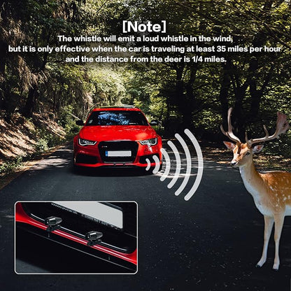 AOCISKA 8 Pieces Deer Whistle,Deer Warning Whistles Device for Car,Save Deer Whistles Repellent Devices,Deer Whistles for Vehicles,Car Deer Warning Devices Animal Alert for Cars Trucks Motorcycles