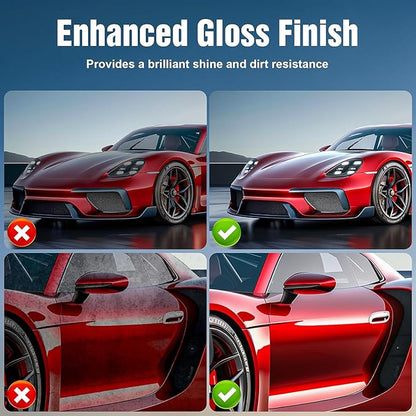2 Pack Quick Effect Coating Agent for Car - 2026 Upgrade Car Coating Spray, Advanced Quick-Acting Car Scratch Wax Coating Spray for Scratch Repair, Oil Film Removal, Long-Lasting Hydrophobic Coating