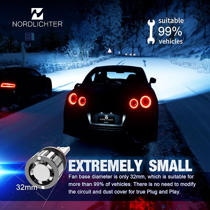 H11/H8/H9 Bulbs, 600% Brightness 6500K Xenon White Plug & Play Off-road UTV/ATV Fog Light