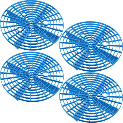 Tallew Car Wash Bucket Insert Grit Traps for Car Washing Detailing Kit Accessories Cleaning Tool Fits 12 Inch Diameter Bucket or 3-5 Gallon(Blue,4 Pieces)