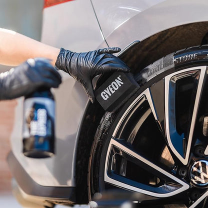 Gyeon Tire Express Satin‑Finish Tire Dressing Water Based UV Protection Self‑Cleaning Liquid, Long Lasting Factory‑Fresh Look Easy Wet Or Dry Application Deep Natural Tire Revitalizer, Exterior Use