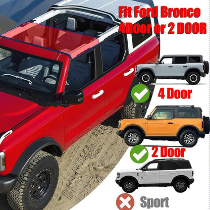 Thickened Hard Top Storage Bag Compatible with Ford Bronco 2021-2025 2/4-Door, Portable Freedom Panel Storage Bag for Front Roof Panel Over First Row Seat