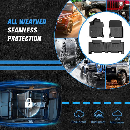 Nilight Floor Mats for Toyota RAV4 2013 2014 2015 2016 2017 2018 All Weather Custom Fit Heavy Duty Floor Liners