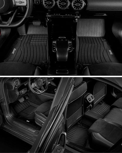 3W Floor Mats Fit for Benz GLE SUV 2020-2026(Not Fit for Coupe/W167/Hybrid), TPE All Weather Custom Fit Floor Liner for Benz GLE 5 Seats 350/450/580/53 AMG/63 AMG S Accessories Car Mats