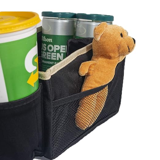 FH Group E-Z Travel Multi-Use Tote Car Seat Organizer with Cup Holder (Beige) FH1135