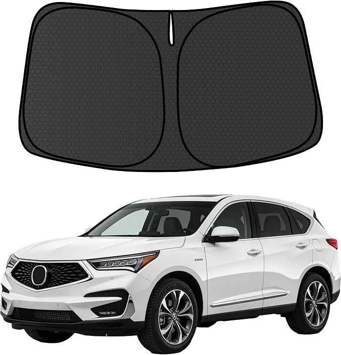 RDX Customized Windshield Sun Shade for 2019 2020 2021 2022 2023 2024 2025 2026 RDX Front Window Sunshade Visor Protector Foldable Blocks UV Rays Keep Car Cooler Accessories