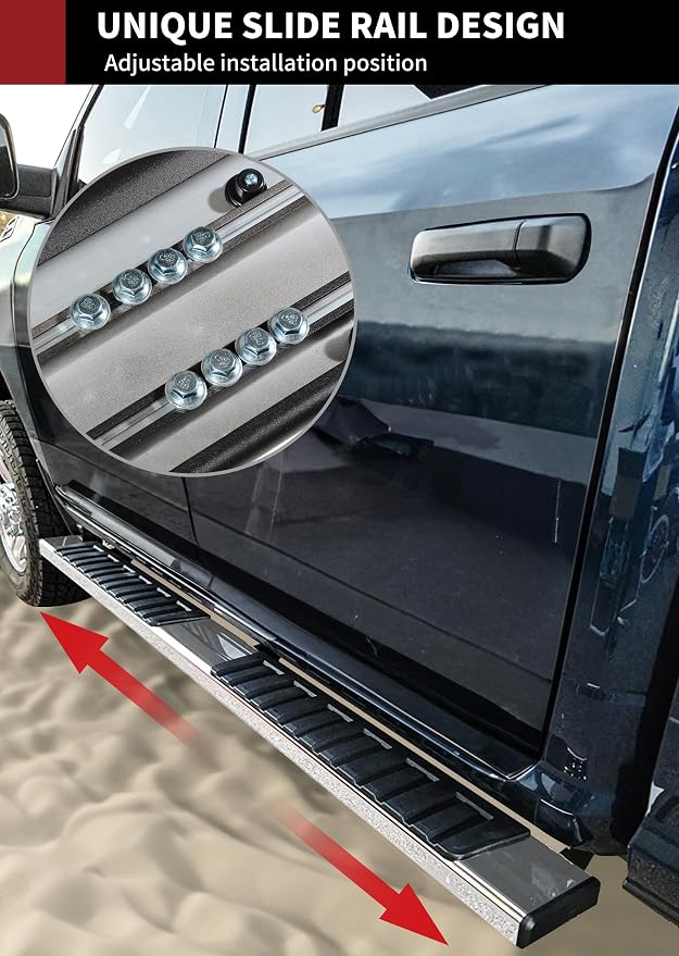 YITAMOTOR 6 inches Running Boards Compatible with 2009-2018 Dodge Ram 1500 Quad Cab, 2019-2024 Ram 1500 Classic Side Step Nerf Bars Side Bars