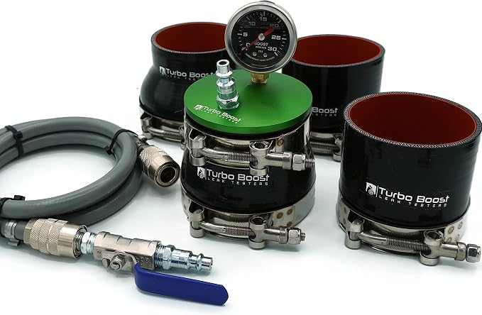 Medium Aluminum Boost Leak Testers (5ft Air line w/Shut-Off Valve)