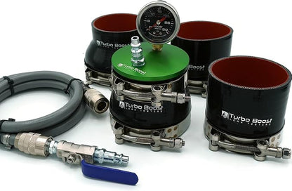 Medium Aluminum Boost Leak Testers (5ft Air line w/Shut-Off Valve)