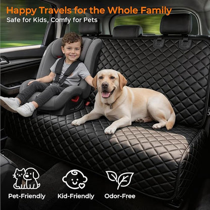 URPOWER Dog Car Seat Cover for Back Seat, Waterproof Car Seat Protector for Child Carseat & Pets, Nonslip Car Seat Covers for Large Sedans & Large SUVs