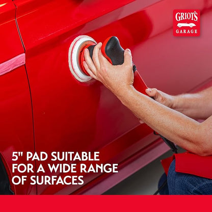 Griot's Garage BOSS Knitted Wool Pads for Car Detailing, Polishing and Paint Correction, Buffing Pads Compatible with BOSS Creams, 5.5”, Set of 2