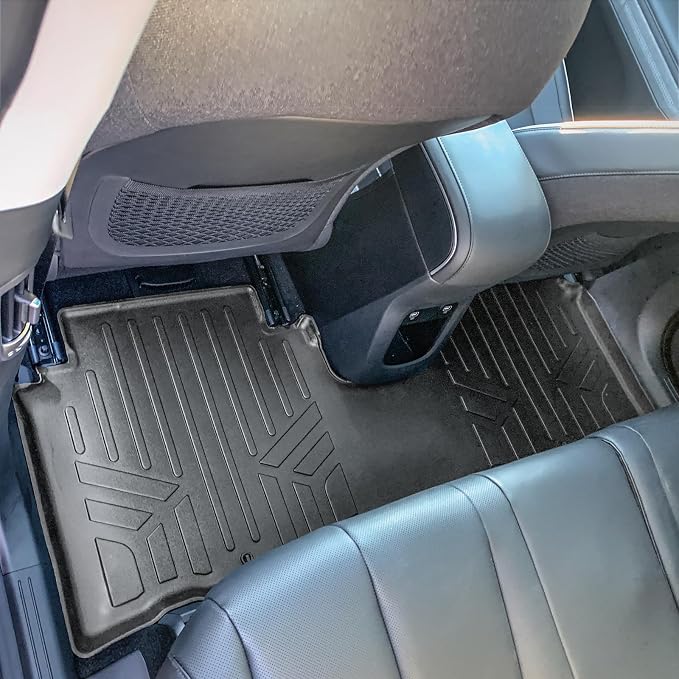 SMARTLINER Custom Fit All Weather 2nd Row Floor Mat Liners Compatible with 2022-2024 Hyundai Ioniq 5
