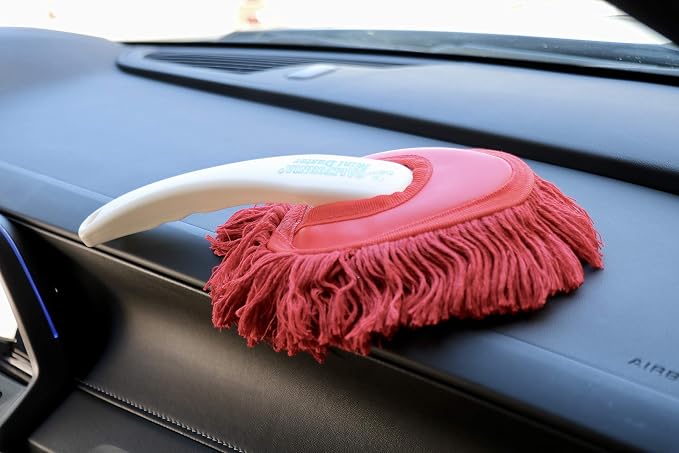 The Original California Car Duster Detailing Kit with Plastic Handle, Model Number: 62445 , Red