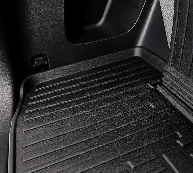 Floor Mats for 2024 2025 2026 Hyundai Santa Fe Car Mat Accessories(Fit Hybrid and Gas), All Weather TPE Cargo Mat Trunk Mat with Backrest Mats