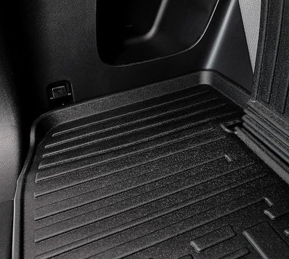Floor Mats for 2024 2025 2026 Hyundai Santa Fe Car Mat Accessories(Fit Hybrid and Gas), All Weather TPE Cargo Mat Trunk Mat with Backrest Mats