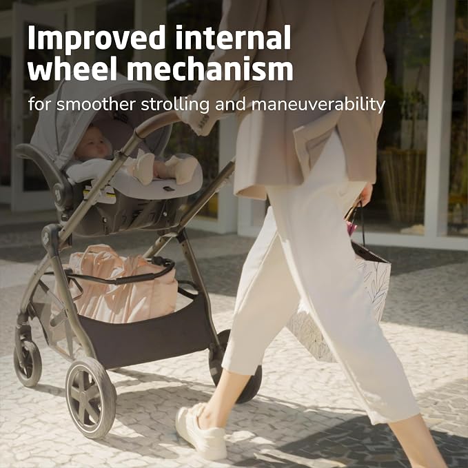 Maxi-Cosi Zelia 2 Luxe 5-in-1 Modular Travel System, Onyx Sand