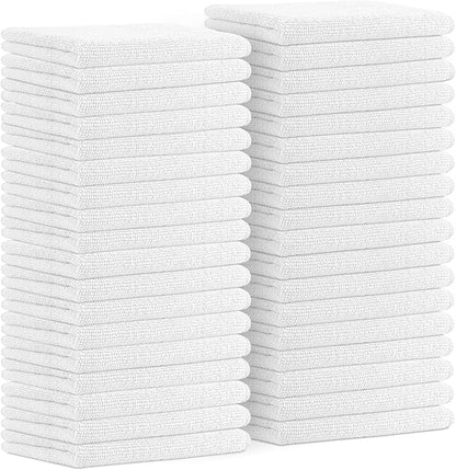Avalon Towels Microfiber Cleaning Cloths (Value Pack of 36) - Size 16 x 16 Inches, Highly Absorbent Cleaning Rags, Lint Free, Reusable and Washable, Microfiber Towels for Cars