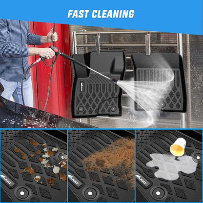 Nilight TPE Floor Mats for Ford Maverick (Gasoline Models Only) 2022 2023 2024 2025 2026 All Weather Custom Fit Heavy Duty Floor Liners