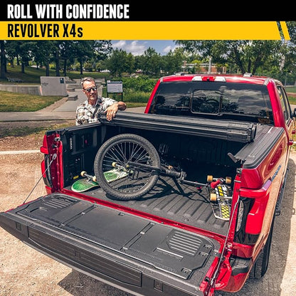 RealTruck BAK Revolver X4s Hard Rolling Truck Bed Tonneau Cover | 80328 | Fits 2015 - 2020 Ford F-150 8' 2" Bed (97.6")