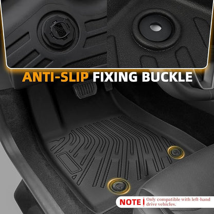 Floor Mats for Toyota Corolla 2009 2010 2011 2012 2013, for Corolla Standard,LE,S XLE,XRS,L,LE/S Special Edition Floor Mats, Front Rear Mats &Cargo Mat, TPE Anti-Slip Summer Winter Car Accessories