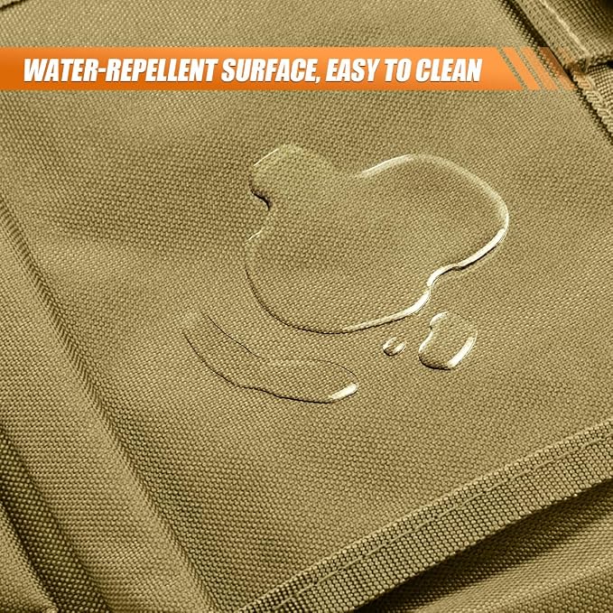 Car Backseat Organizer, Waterproof Oxford Automotive Seat Back Protector with 8 Pockets, Hanging Vehicle Behind Seat Storage Bag, Universal Travel Accessories for RV, SUV, Truck(Brown)