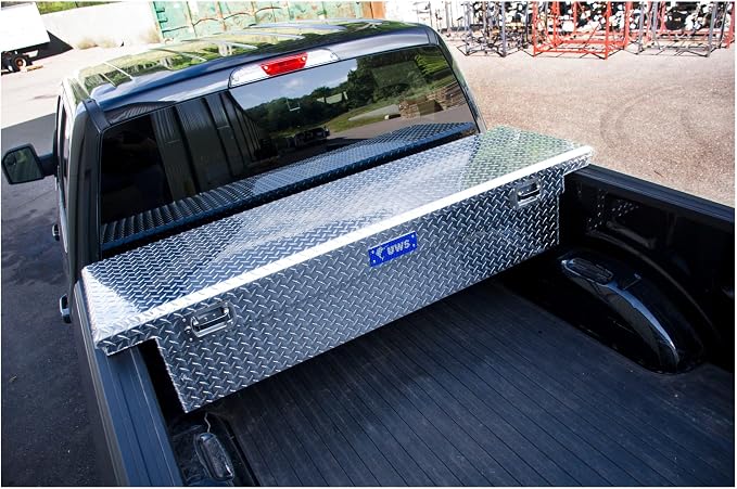 UWS EC10481 Pull Handle 69-Inch Heavy-Wall Aluminum Truck Tool Box with Low Profile, RigidCore Lid