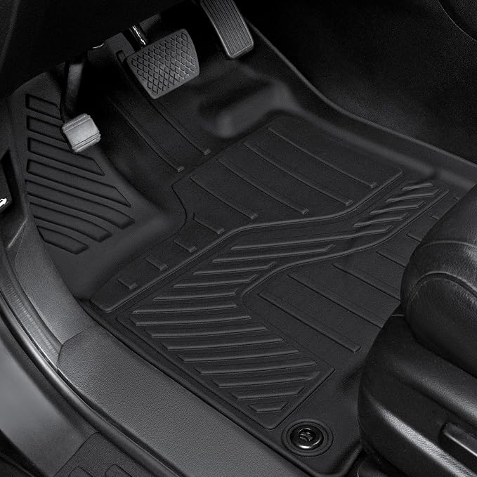 Floor Mats for Honda Pilot 2022-2016, All Weather Floor Mats Trunk Cargo Liner with Backrest Protectors and Door Sill Guards Accessories, Full Coverage Set for 8 Seats (Not Fit Elite Model)