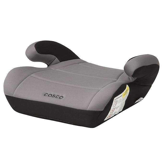 Cosco Kids Topside Booster Car Seat, Pack of 2, Lightweight Travel Chair, Easy-Clean Cover, Belt Guide, Fits 40-100 lbs, 43.4-57 in, Leo