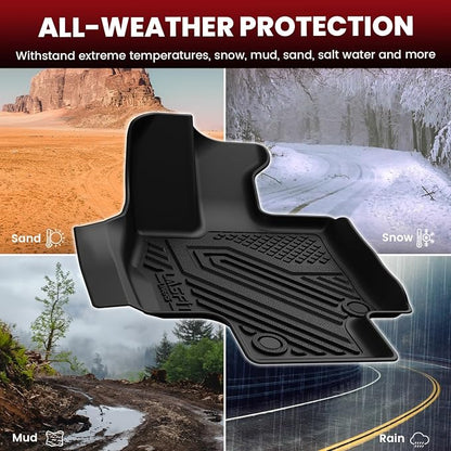 LASFIT Floor Mats for Toyota Grand Highlander 2026 2025 2024 Fits Without or with subwoofer (Include Hybrid), All Weather TPE Custom Fit Rear Trunk Mat for Grand Highlander Accessories