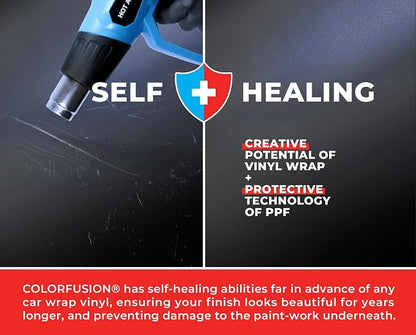 ColorFusion PPF by VViViD, Matte Stealth Cosmic Blue Dry Apply PPF Vinyl Car Wrap Roll 10ft x 5ft