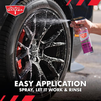 Jay Leno's Garage Wheel Cleaner Spray – Brake Cleaner and Heavy Duty Brake Dust Remover that Works as a Rim Cleaner, Leaving Wheels, Rims, Brake Pads & Rotors Spotless for a Showroom-Quality Finish